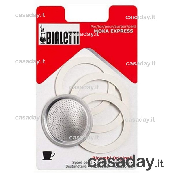 BLISTER GUARNIZIONI + FILTRO MOKA TZ.3-4 PER CAFFETTIERA bialetti BLISTER GUARNIZIONI + FILTRO MOKA TZ.3-4 PER CAFFETTIERA bialetti