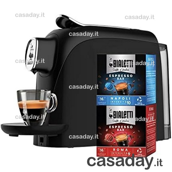 MACCHINA CAFFE' BUNDLE+32 CAPSULE bialetti MACCHINA CAFFE' BUNDLE+32 CAPSULE bialetti