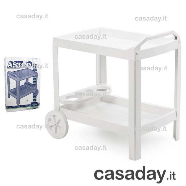 CARRELLO PORTAVIVANDE ASTRO BIANCO bica CARRELLO PORTAVIVANDE ASTRO BIANCO bica