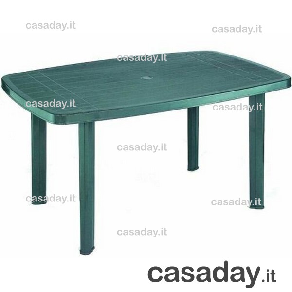 TAVOLO CAYMAN VERDE RETTANGOLARE CM.140 bica TAVOLO CAYMAN VERDE RETTANGOLARE CM.140 bica