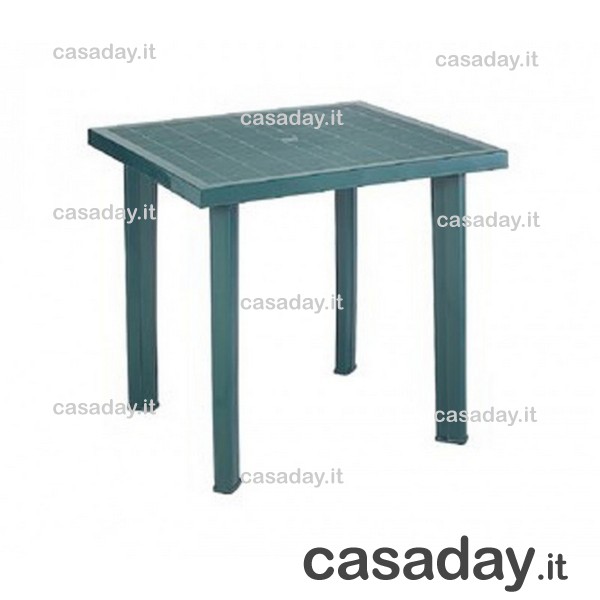 TAVOLO WEEKEND 80X80 VERDE bica TAVOLO WEEKEND 80X80 VERDE bica