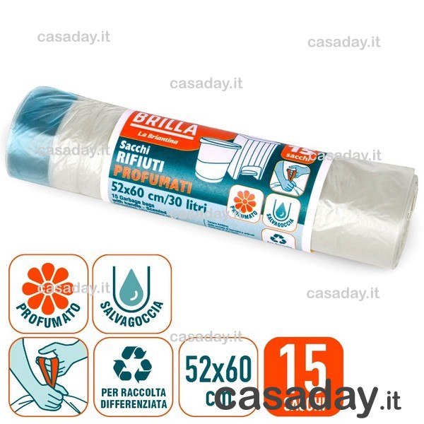 SACCHI X PATTUMIERA 52X60 PZ.15 