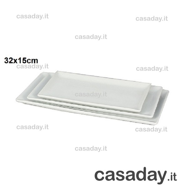 PIATTO RETTANGOLARE CM.32X15 