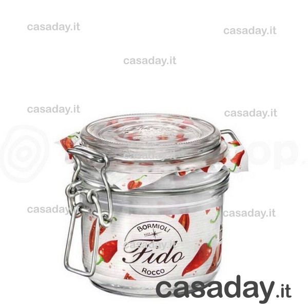 VASO VETRO ERMETICO FIDO KG.0,200 bormioli rocco
