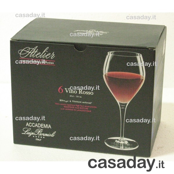 BICCHIERI ATELIER VINO CAL. cl.35 PZ.6 bormioli luigi