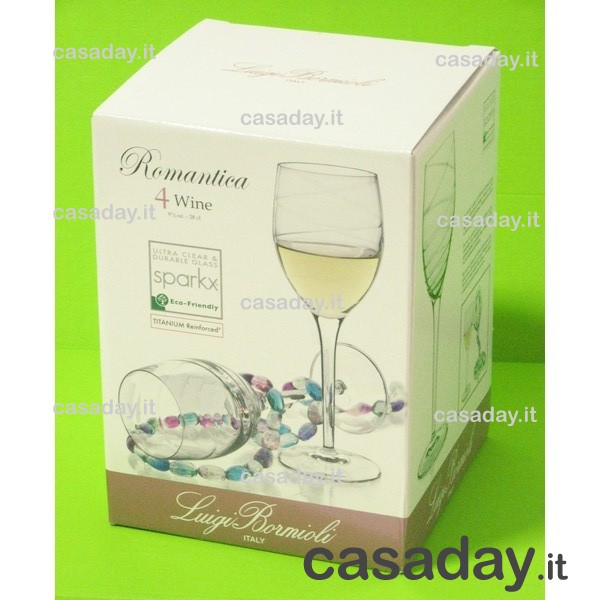 BICCHIERI ROMANTICA VINO PZ.4 bormioli luigi BICCHIERI ROMANTICA VINO PZ.4 bormioli luigi