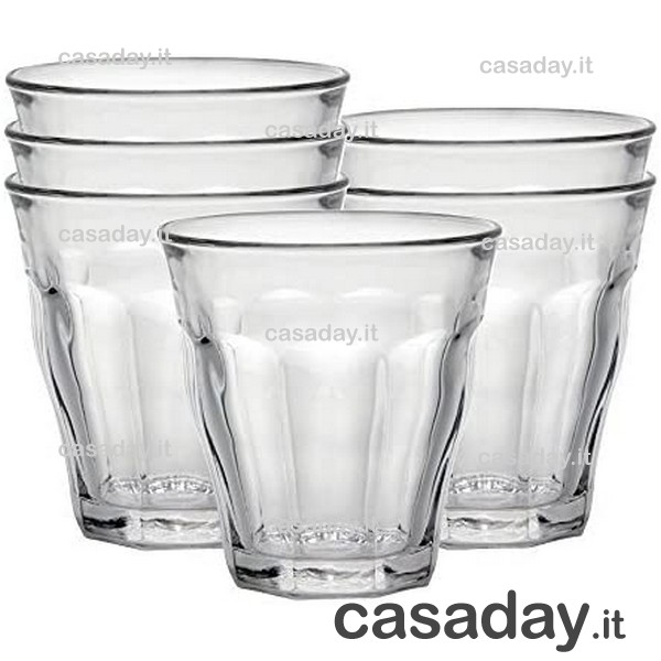BICCHIERI PICARDIE CL.25 BIANCO PZ.6 duralex BICCHIERI PICARDIE CL.25 BIANCO PZ.6 duralex