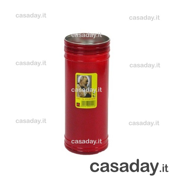LUMINO CIMITERO T.80 ROSSO 