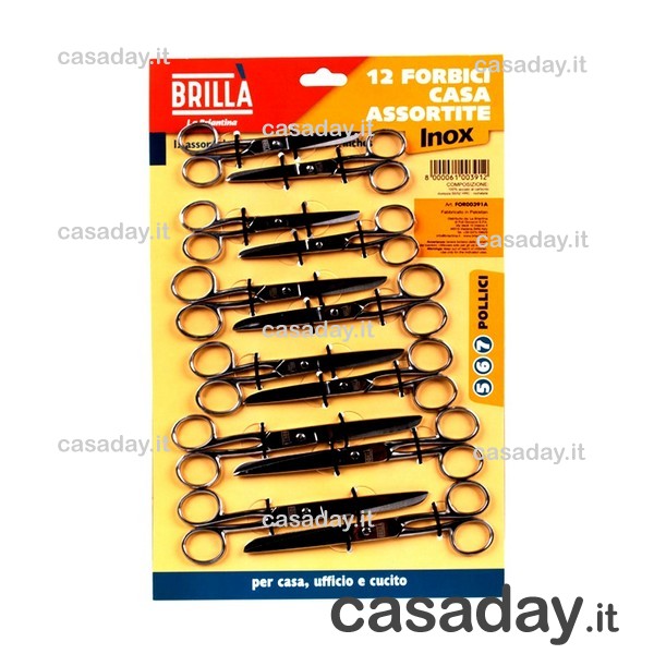 FORBICI CARTELLA PZ.12 LUX 