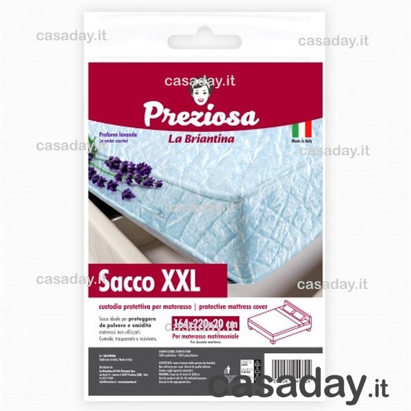 SACCO MATERASSO MATRIMONIALE 164x220 