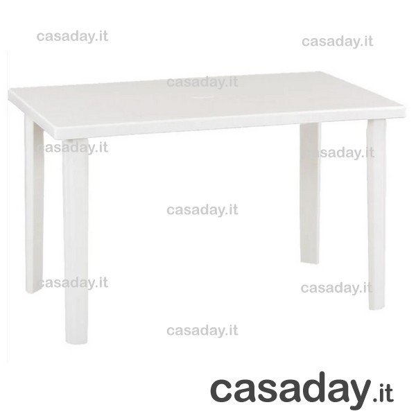 TAVOLO MARSHALL BIANCO 120X70 bica