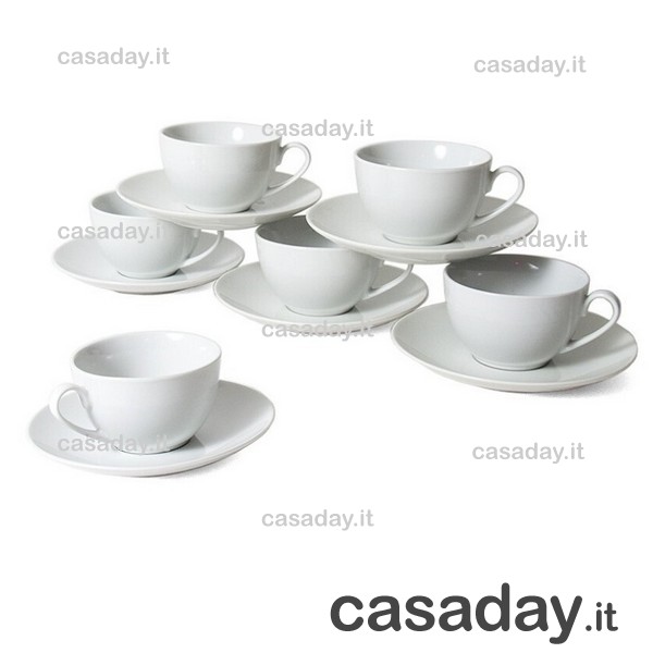 TAZZA CAPPUCCINO C-PIATTO PZ.6 
