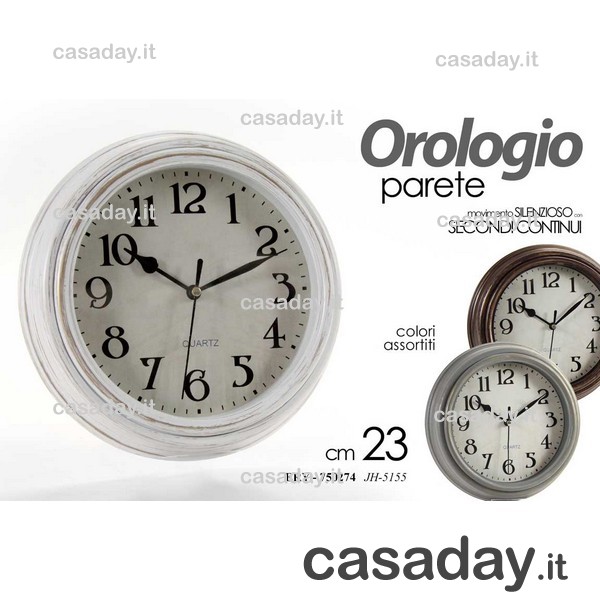 OROLOGIO TONDO EFF.LEGNO CM.23 OROLOGIO TONDO EFF.LEGNO CM.23