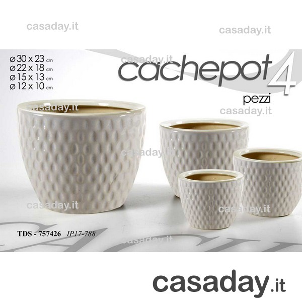 PORTAVASI CERAMICA PZ.3 ASSORTITI PORTAVASI CERAMICA PZ.3 ASSORTITI