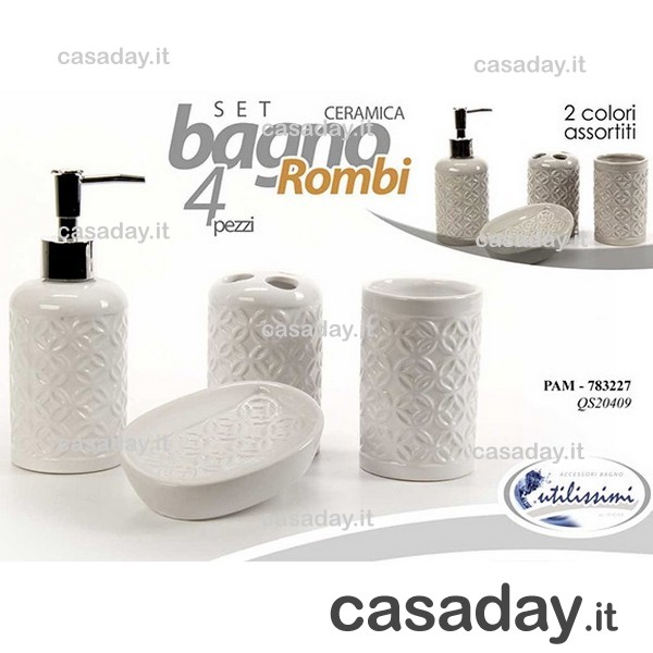 SET BAGNO CERAMICA PZ.4 SET BAGNO CERAMICA PZ.4