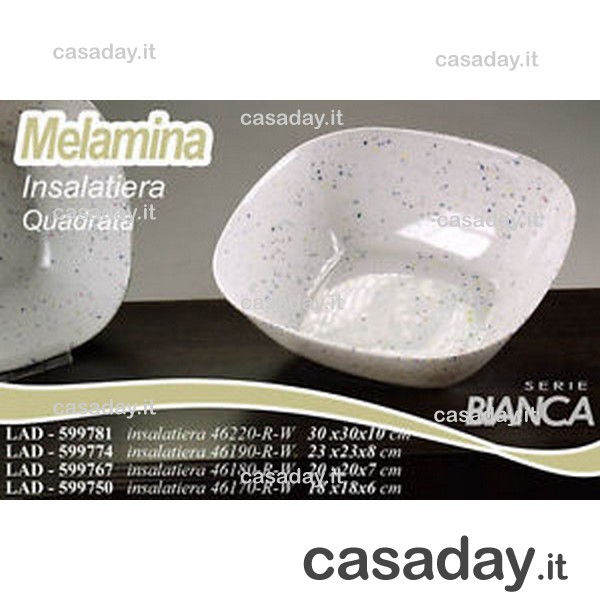 INSALATIERA MELAMINA QUADRA CUORI CM.30 INSALATIERA MELAMINA QUADRA CUORI CM.30