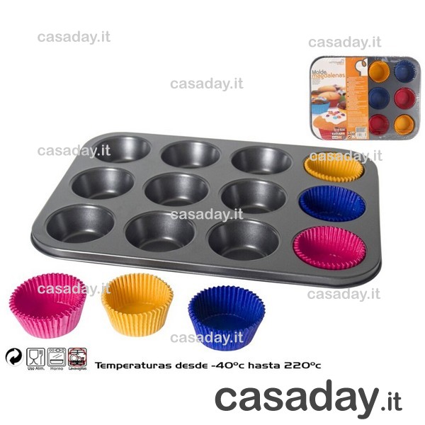 TEGLIA MUFFIN + PIROTTINI PS.12 TEGLIA MUFFIN + PIROTTINI PS.12