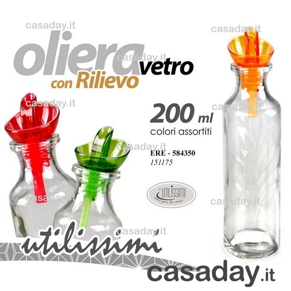OLIERA VETRO TAPPO DOSATORE CL.20 OLIERA VETRO TAPPO DOSATORE CL.20