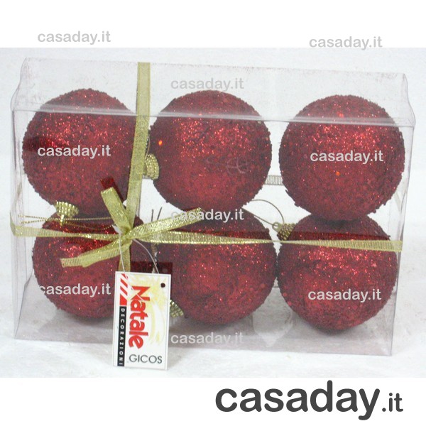 PALLE NATALIZIE PZ.6 CM.8 6727 PALLE NATALIZIE PZ.6 CM.8 6727