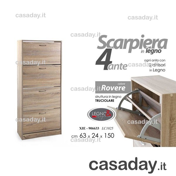 SCARPIERA 4 ANTE RIBALTO 60X135 