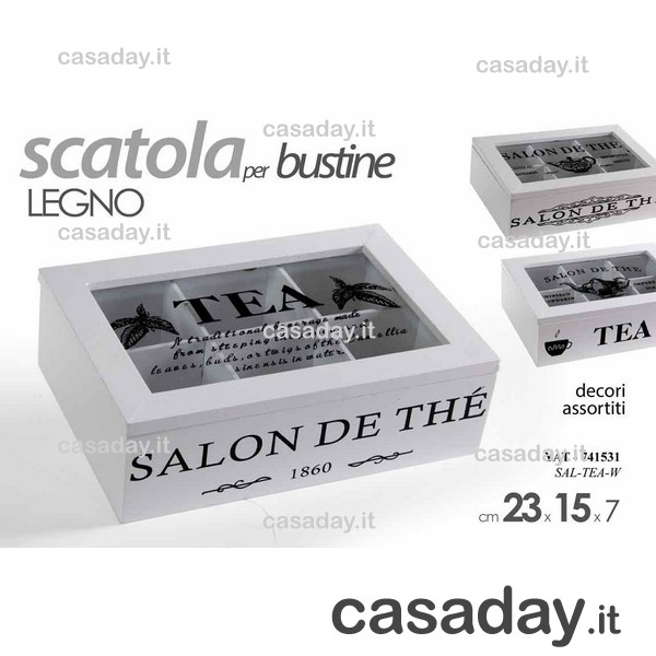 SCATOLA PORTA BUSTINE THE LEGNO 