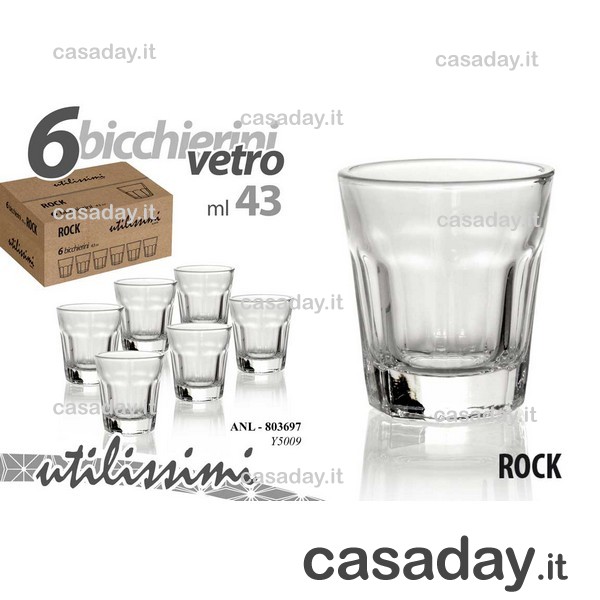 BICCHIERINI ROCK PZ.6 CL.4,3 