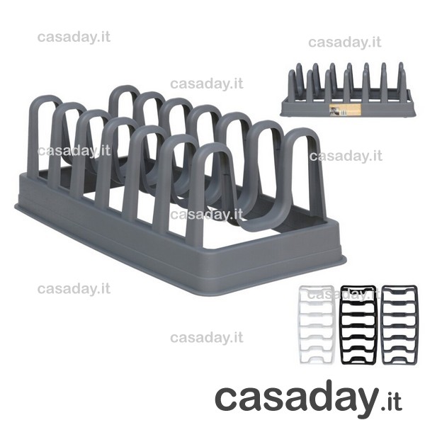 PORTACOPERCHI PLASTICA 6 POSTI PORTACOPERCHI PLASTICA 6 POSTI