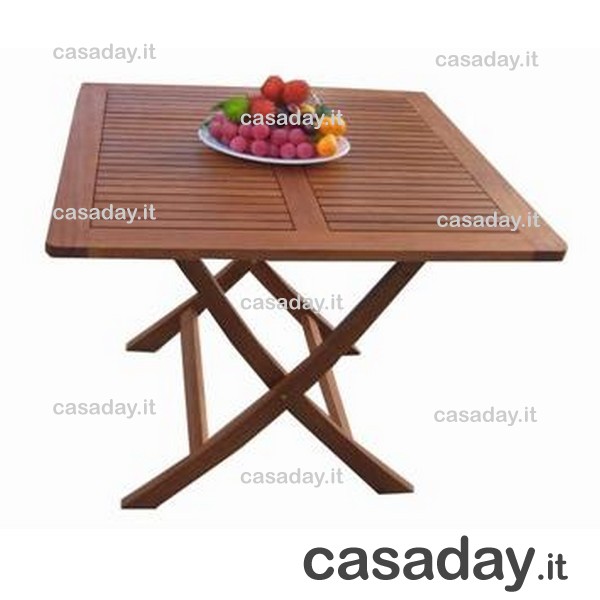 TAVOLO LEGNO CHIUDIBILE 90X90  0657 