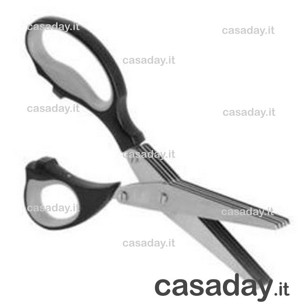 FORBICI SMINUZZA TUTTO A 5 LAME INOX de luca coltellerie