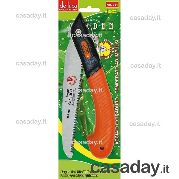 SEGHETTO CHIUDIBILE 180mm ART 362 de luca coltellerie SEGHETTO CHIUDIBILE 180mm ART 362 de luca coltellerie