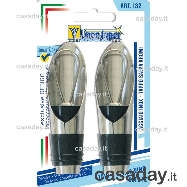 TAPPI VERSAVINO INOX PZ.2 de luca coltellerie