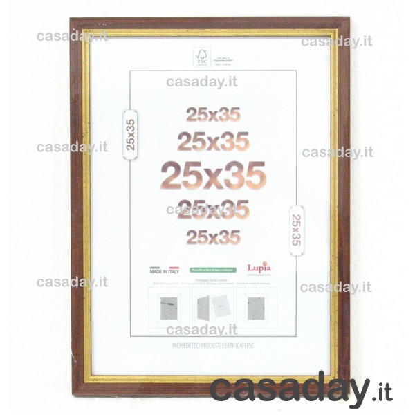 CORNICE BRUN LEGNO 24X30 