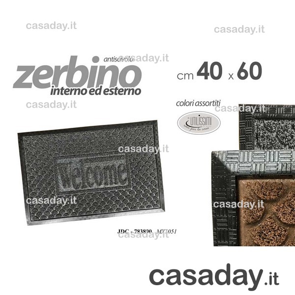 ZERBINO WELCOME CM.60X40 