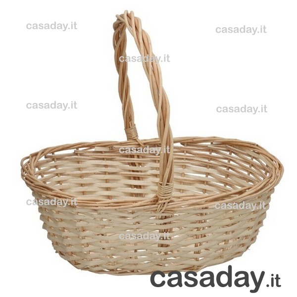 CESTO VIMINI OVALE CM.40 