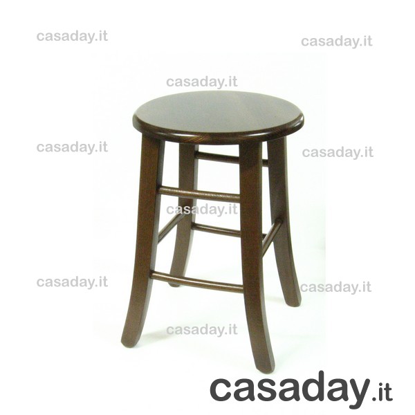 SGABELLO LEGNO ROT. H.50 4GAMBE SGABELLO LEGNO ROT. H.50 4GAMBE