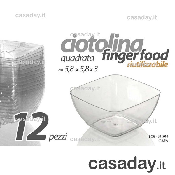 BICCHIERINI PZ.12 FINGER FOOD BICCHIERINI PZ.12 FINGER FOOD