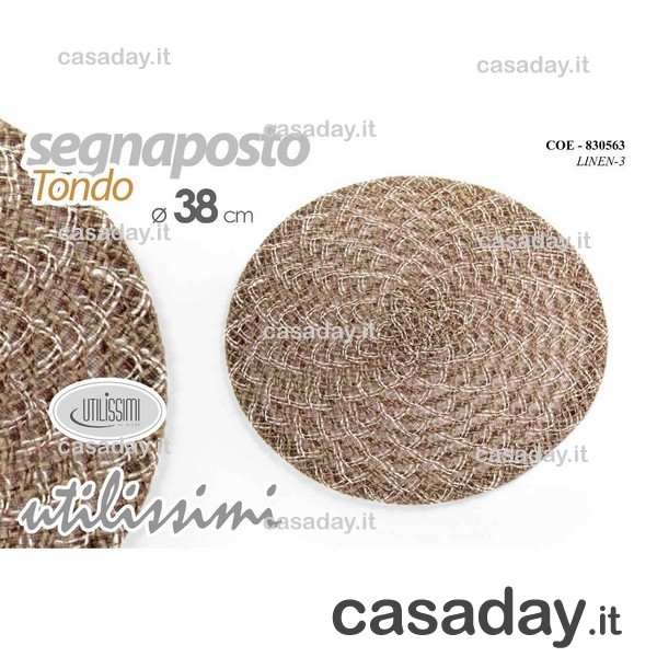 SOTTOPIATTO SEGNAPOSTO ERBA CM.38 SOTTOPIATTO SEGNAPOSTO ERBA CM.38