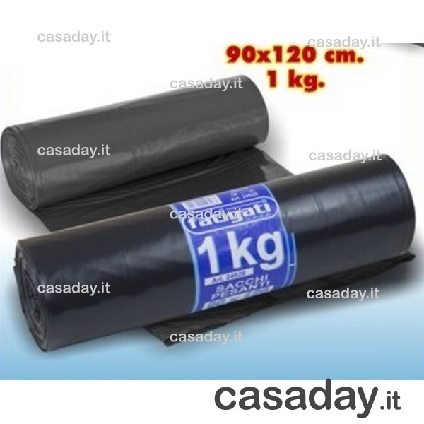 SACCHI NERI 90X120 KG.1 