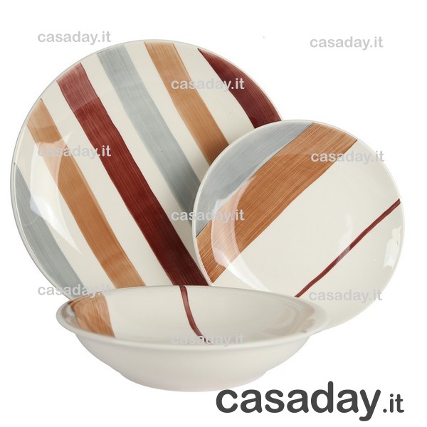 SERVIZIO PIATTI PORCELLANA PZ 18 fade SERVIZIO PIATTI PORCELLANA PZ 18 fade