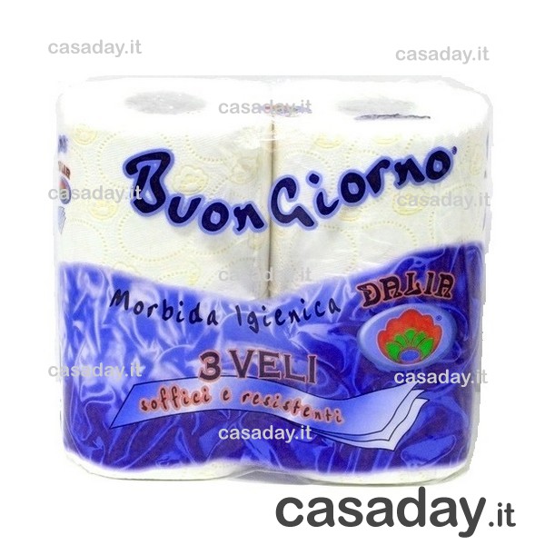CARTA IGIENICA BUONGIORNO 4-R. 