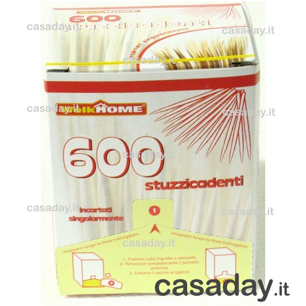 STUZZICADENTI SINGOLO PZ.600 