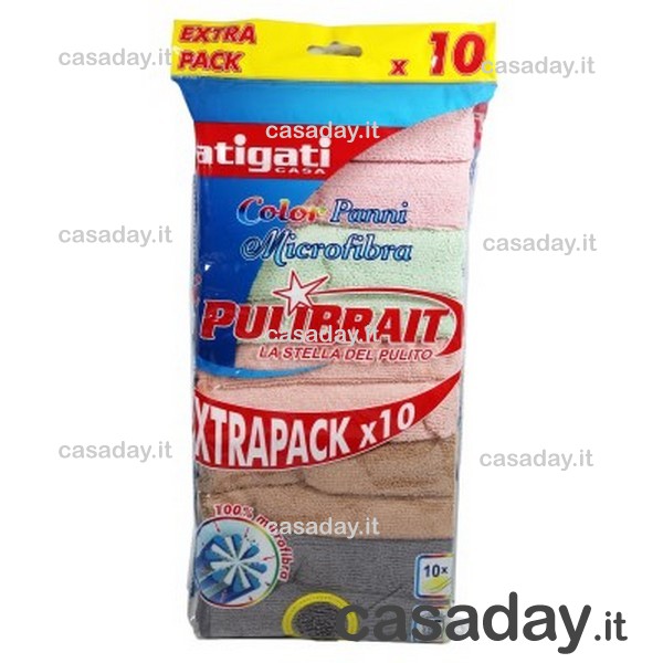 PANNI MICROFIBRA 30X30 PZ.10 PANNI MICROFIBRA 30X30 PZ.10