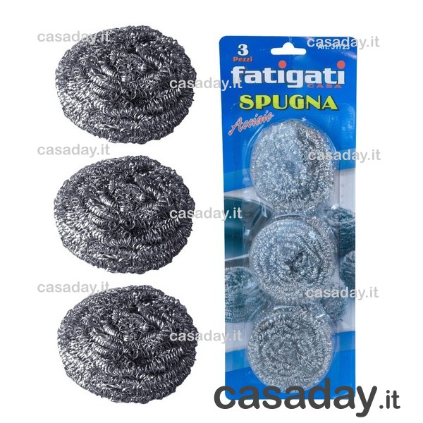 SPUGNA LANA-ACCIAIO PZ.3 GR.25 SPUGNA LANA-ACCIAIO PZ.3 GR.25