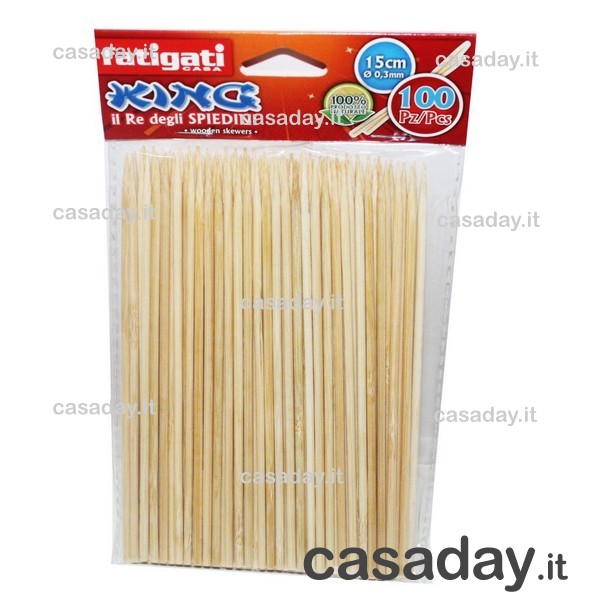 SPIEDINI LEGNO CM.15 PZ.100 