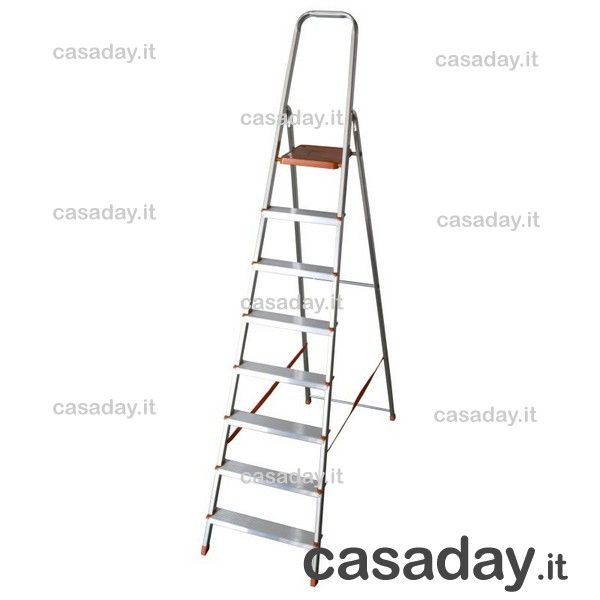 SCALA ALLUMINIO EURODOMUS 150K 8 GRADINI facal