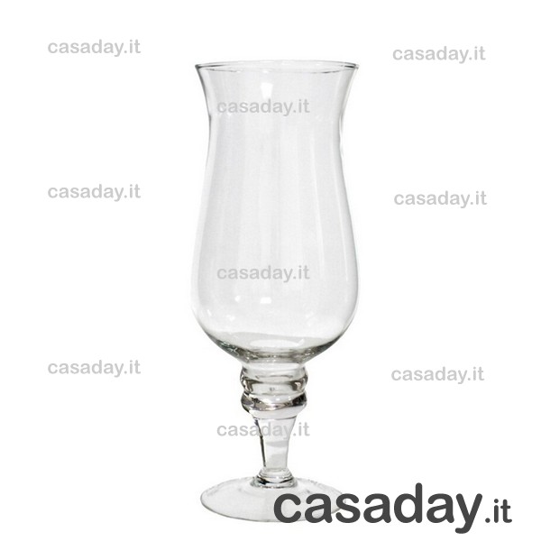 VASO VETRO CALICE CM.30 VASO VETRO CALICE CM.30