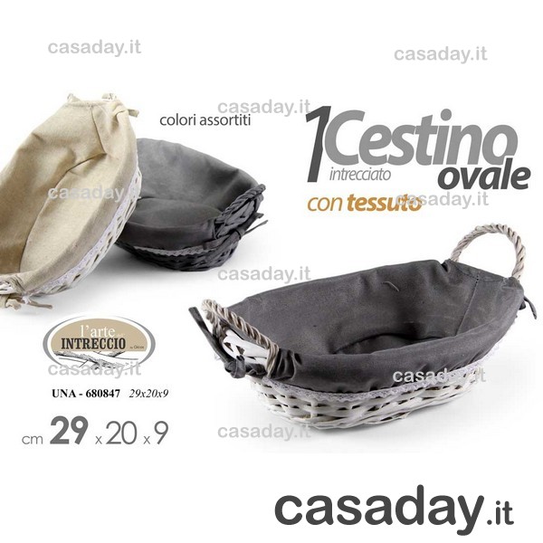 CESTINO PANE COUNTRY OVALE CM.25 CESTINO PANE COUNTRY OVALE CM.25