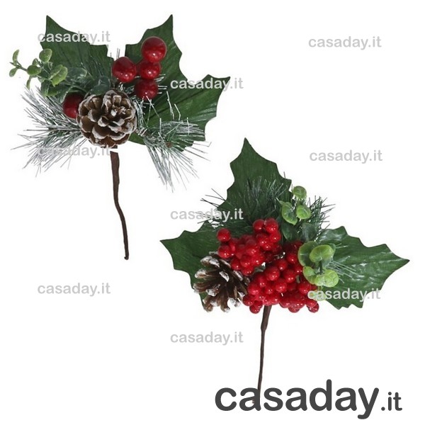 PICK DECORAZIONI ALBERO CM.18 