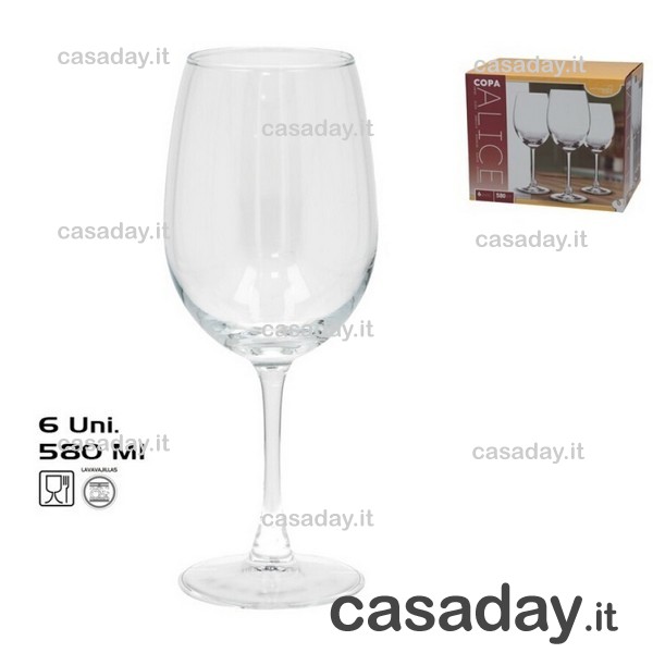 BICCHIERI CALICI DEGUSTAZIONE PZ.6 CL.58 BICCHIERI CALICI DEGUSTAZIONE PZ.6 CL.58