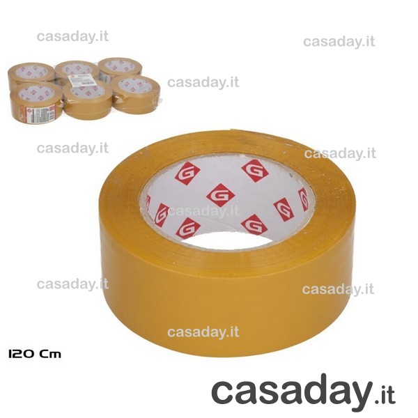 NASTRO ADESIVO 45mm 120mt MARRONE 